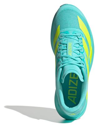Chaussures Running adidas Adizero Evo SL Bleu/Jaune Homme
