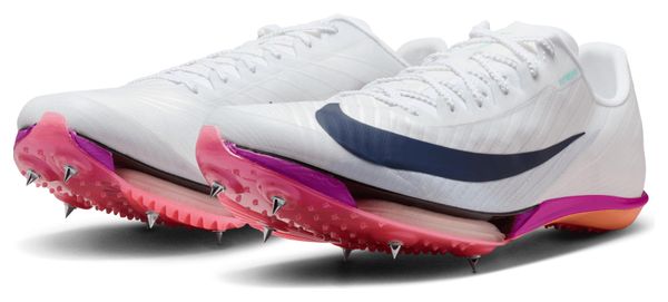 Chaussures d'Athlétisme Nike Maxfly 2 Blanc/Rouge/Violet Unisexe