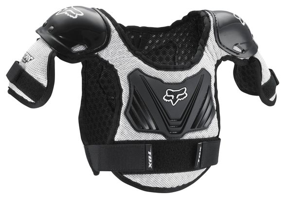 Gilet di protezione per bambini Fox Peewee Titan Roost Defle Nero / Argento