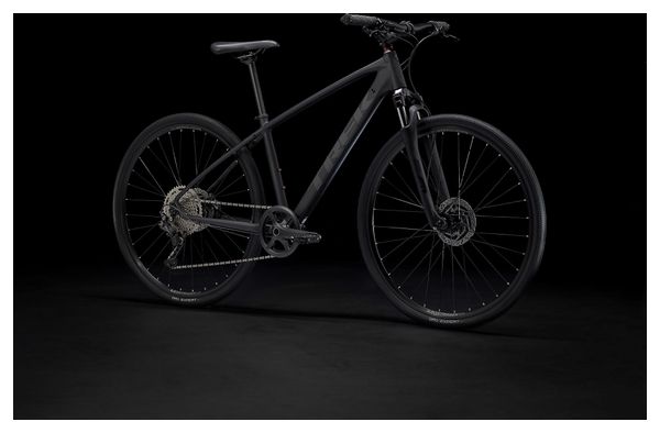 VTC Trek Dual Sport 3 Shimano Deore 10V 700 mm Noir Mat 2022