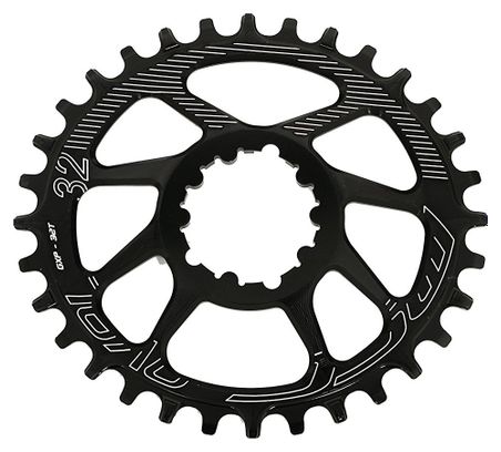 MSC SRAM DM GXP Ovale Kettenblatt Alu Schwarz