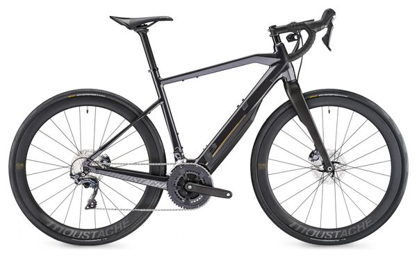 Vélo de Route Électrique Moustache Dimanche 28.7 Shimano Ultegra 11V 500 Wh 700 mm Gris Noir Charbon 2020