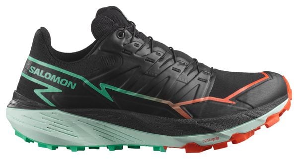 Chaussures de Trail Femme Salomon Thundercross Noir/Vert/Rouge