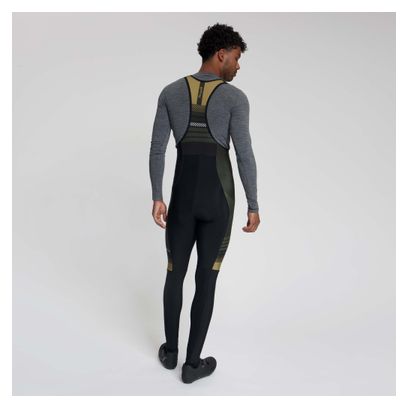 Cuissard Long à Bretelles avec Chamois Vélo Rogelli Stryde Homme Vert Kaki