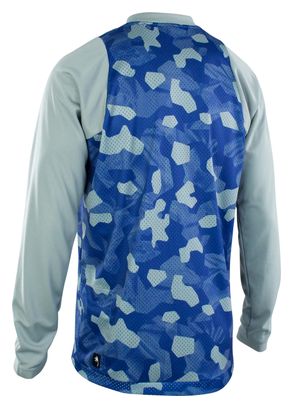 ION Scrub Blue Men's long sleeve MTB shirt