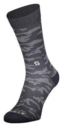 Scott Trail Camo Crew Sokken Grijs/Wit