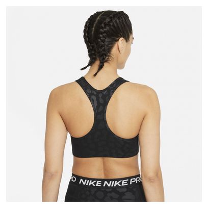 Sujetador Nike Pro Dri-FIT Swoosh para mujer negro