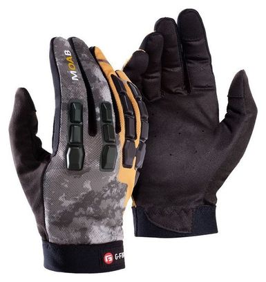 Gants VTT/BMX - G-FORM - Moab - GRIS/ORANGE