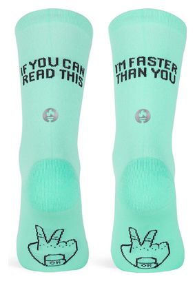 Chaussettes Pacific and Co Faster Vert