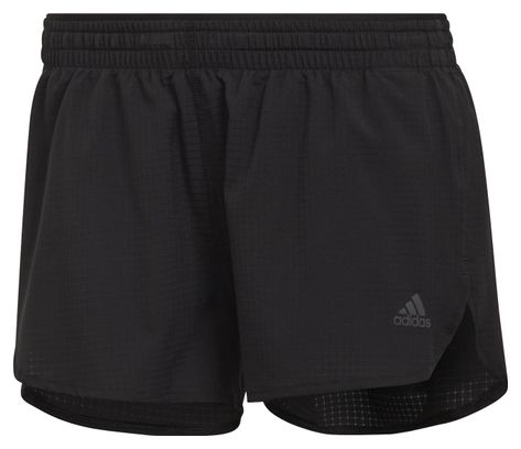 Pantalones cortos Adidas Run Fast 3in negro mujer