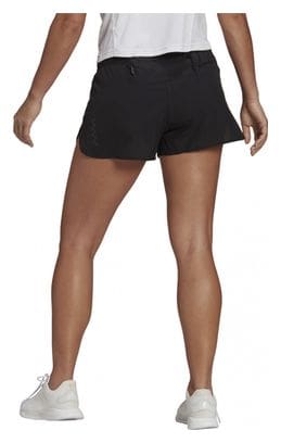Pantalones cortos Adidas Run Fast 3in negro mujer