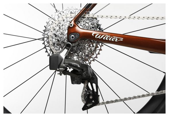 Bicicleta de gravilla Wilier Triestina Jena Sram Rival XPLR eTap AXS 12S 700 mm Dibujo Bronce Brillante 2022