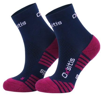 Oxsitis Origin Damen Socken Blau Rosa