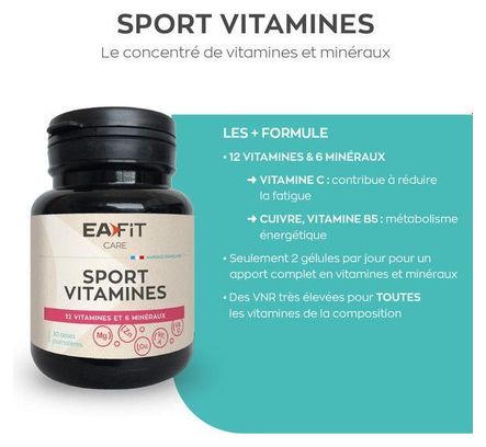 EAFIT Sport Vitamines 60 gélules