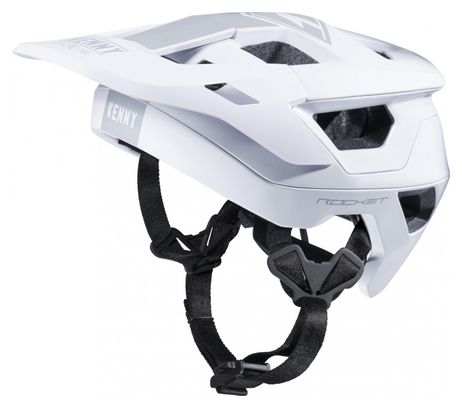 Casco Kenny Rocket Bianco Grigio
