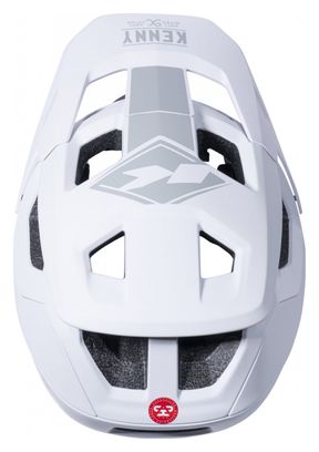Casco Kenny Rocket Bianco Grigio