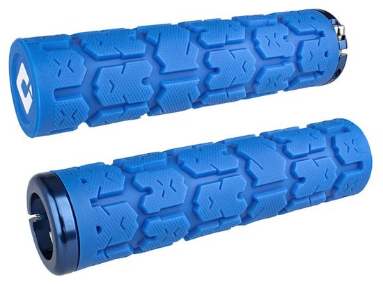 Paar Odi Rogue V2.1 Grips 135 mm Blauw