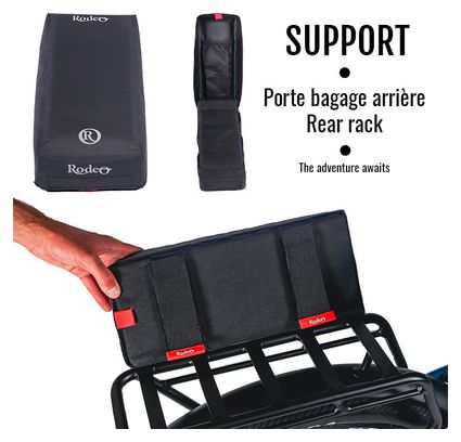 Rodeo Packs Support/coussin Porte Bagage Noir