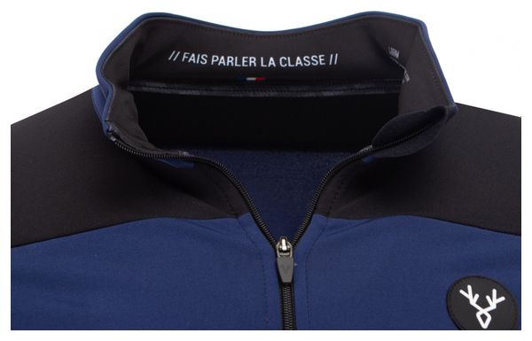 LeBram Aulac Blue Winter Jacket Slim Fit