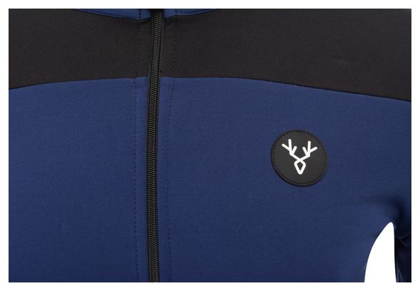 LeBram Aulac Blue Winter Jacket Slim Fit