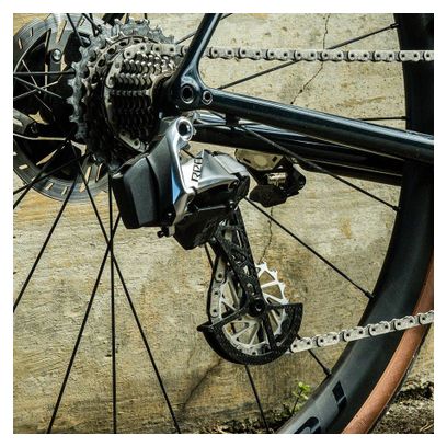 Chape de Dérailleur Nova Ride SRAM AXS RED / FORCE 12 vitesses Argent