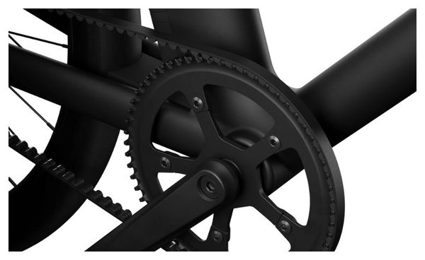 Vélo de Ville Électrique Cowboy 4 + Courroie Mono Vitesse 27.5'' Noir