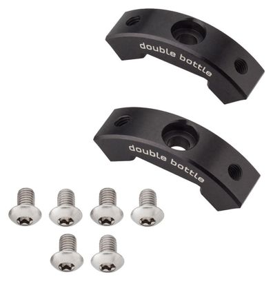 Adaptador de botella doble Wolf Tooth B-RAD negro