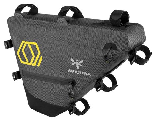 Apidura Bolsa de cuadro de expedición completa 6L Gris / Amarillo