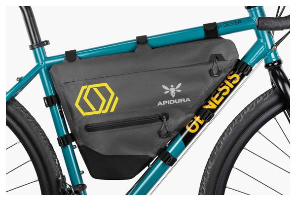 Apidura Bolsa de cuadro de expedición completa 6L Gris / Amarillo