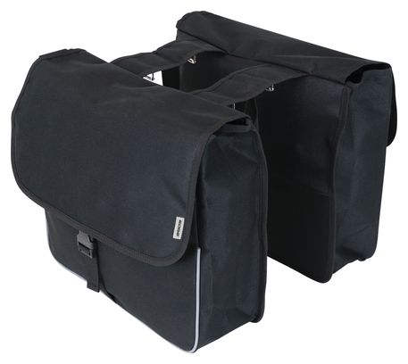 Edge Sacoche de vélo double Basic Shopper 26 litres 33 x 36 x 12cm (2x) noir