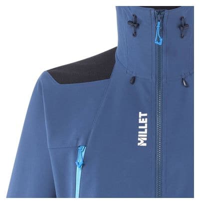 Millet K Absolute Shield Softshell Jas Blauw