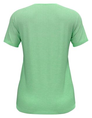 Maglietta da corsa da donna Odlo Essentials Seamless Verde