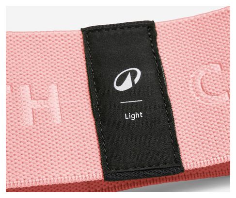 Textiel elastische Decathlon Fitness Glute Band Licht Roze