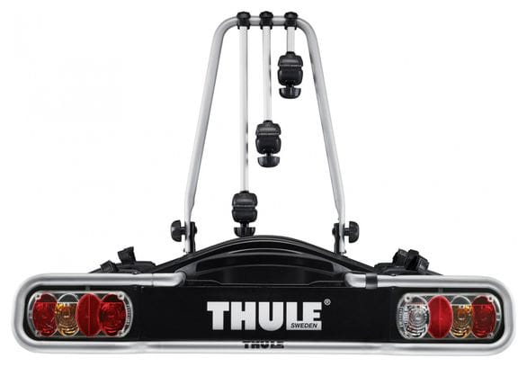 Thule EuroRide Towbar Bike Rack 13 Pin - 3 Bikes Black Silver