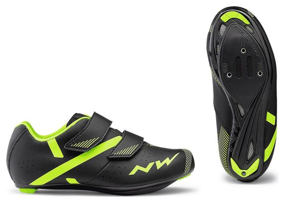 Northwave MTB Shoes Kids Torpedo 2 Junior Black Neon Yellow