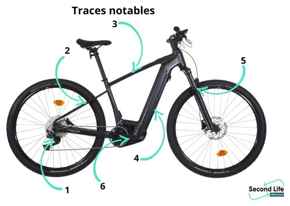 Refurbished Product - VTT Semi-Rigide Electrique Focus Jarifa2 6.7 625Wh Shimano Deore 10V Gris 2023