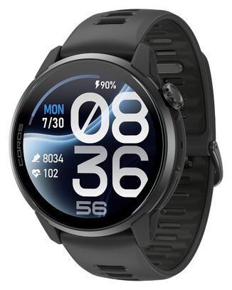 Coros Pace 4 Pro GPS Watch with Black Silicone Strap