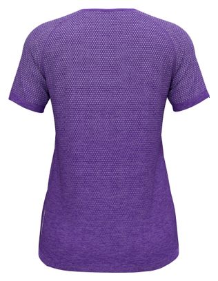 Maglietta da running da donna Odlo Essentials Seamless Purple