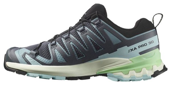 Salomon XA Pro 3D v9 Damesschoenen Blauw/Groen