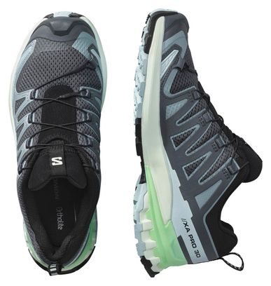 Salomon XA Pro 3D v9 Damesschoenen Blauw/Groen