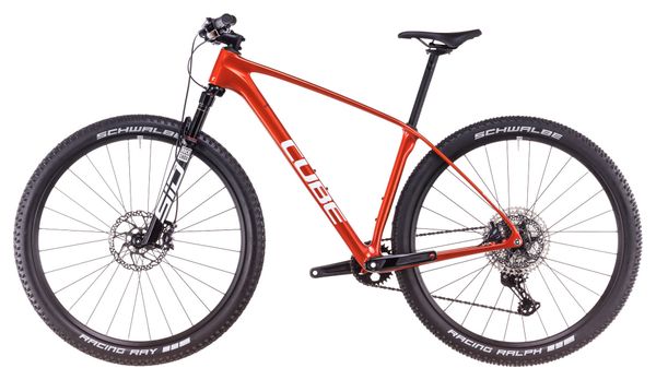 VTT Semi-Rigide Cube Reaction C:62 Pro Shimano Deore XT 12V 29'' Orange Electric 2025