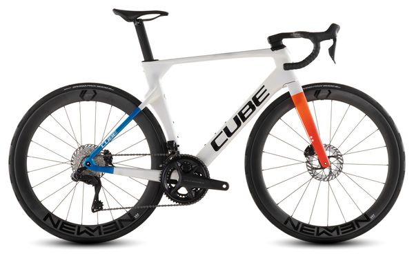 Cube Litening Aero C:68X Bici da corsa Shimano Ultegra Di2 12S 700 mm Teamline Bianco Perla 2026