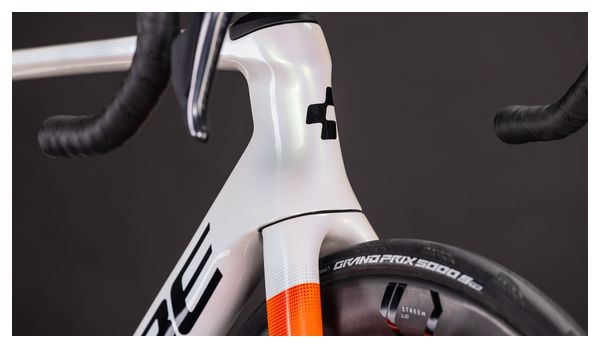 Cube Litening Aero C:68X Bici da corsa Shimano Ultegra Di2 12S 700 mm Teamline Bianco Perla 2026