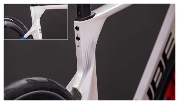 Cube Litening Aero C:68X Bici da corsa Shimano Ultegra Di2 12S 700 mm Teamline Bianco Perla 2026
