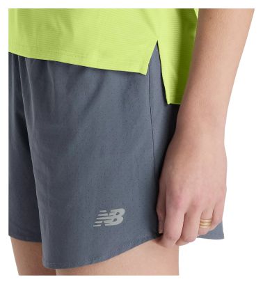 T-Shirt Running New Balance Sport Essential Jaune Femme