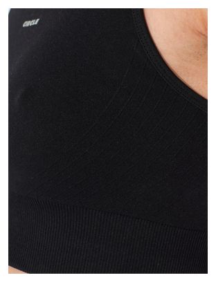 Keep the Flow 2.0 Seamless Circle Bra, Black, Women's