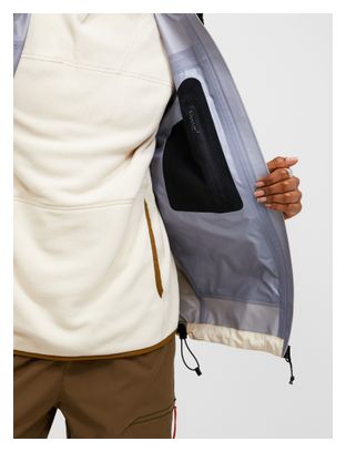 Veste Imperméable Peak Performance Hike Gore-Tex 3L Beige Femme