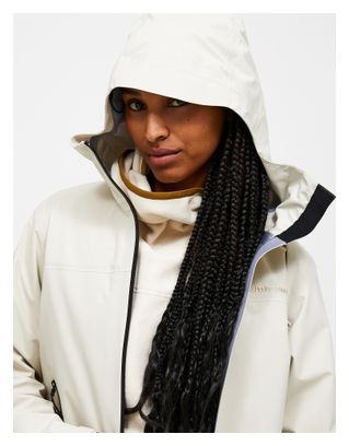 Veste Imperméable Peak Performance Hike Gore-Tex 3L Beige Femme