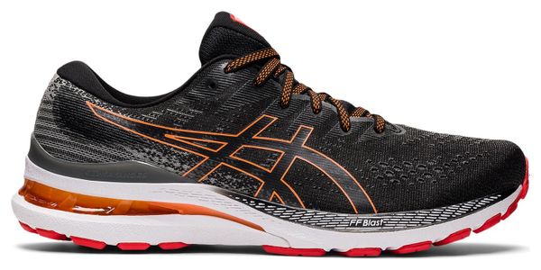 Asics Gel Kayano 28 Grau Orange Laufschuhe