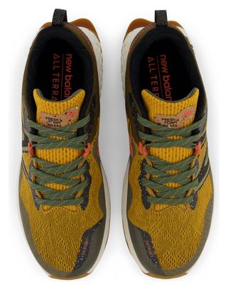 New Balance Fresh Foam X Hierro v7 Khaki Orange Trail Running Shoes